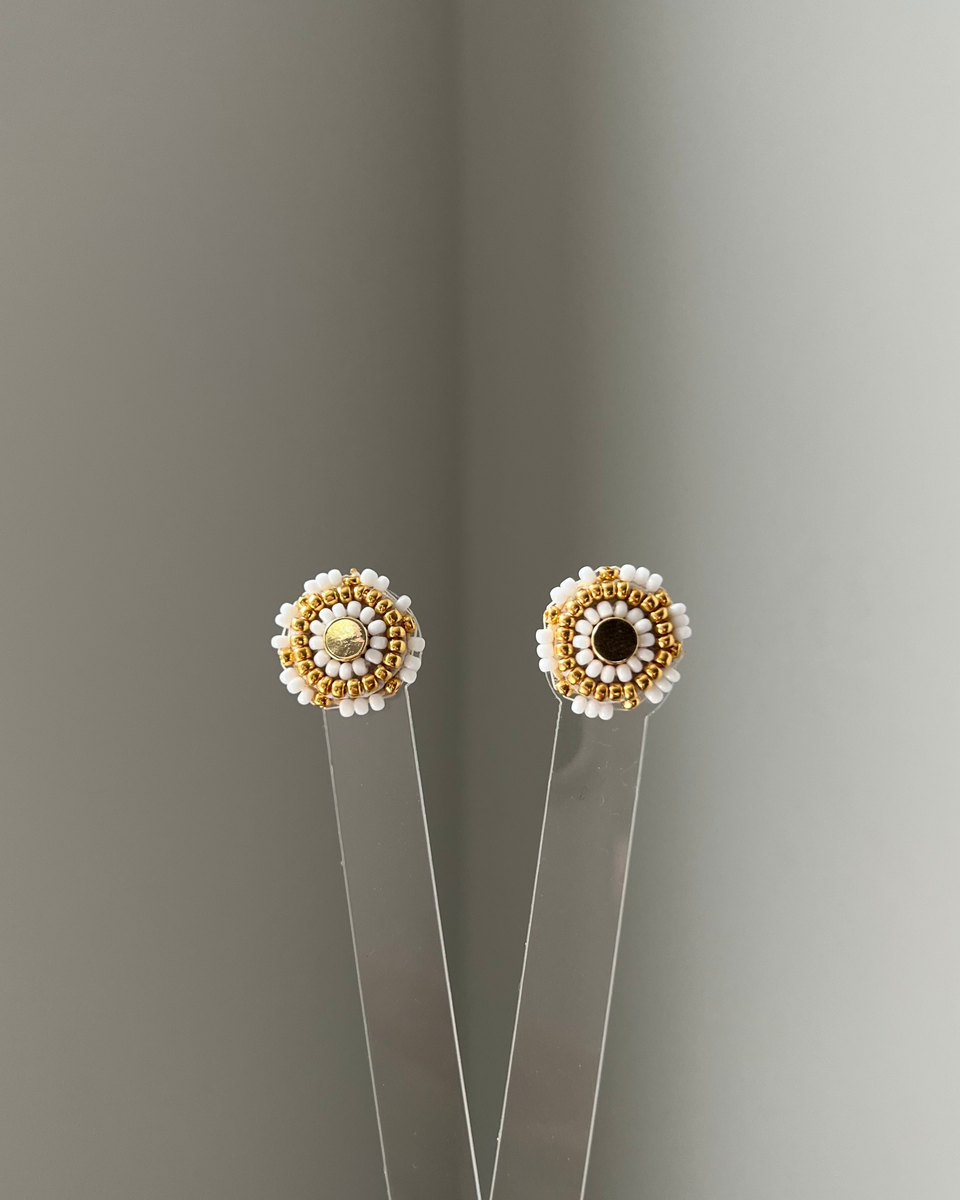 Beaded studs clearance